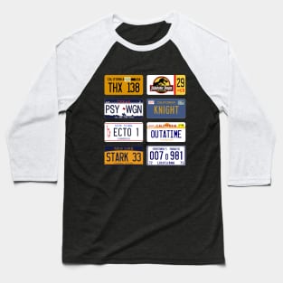 Famous license plates mixology colors Baseball T-Shirt